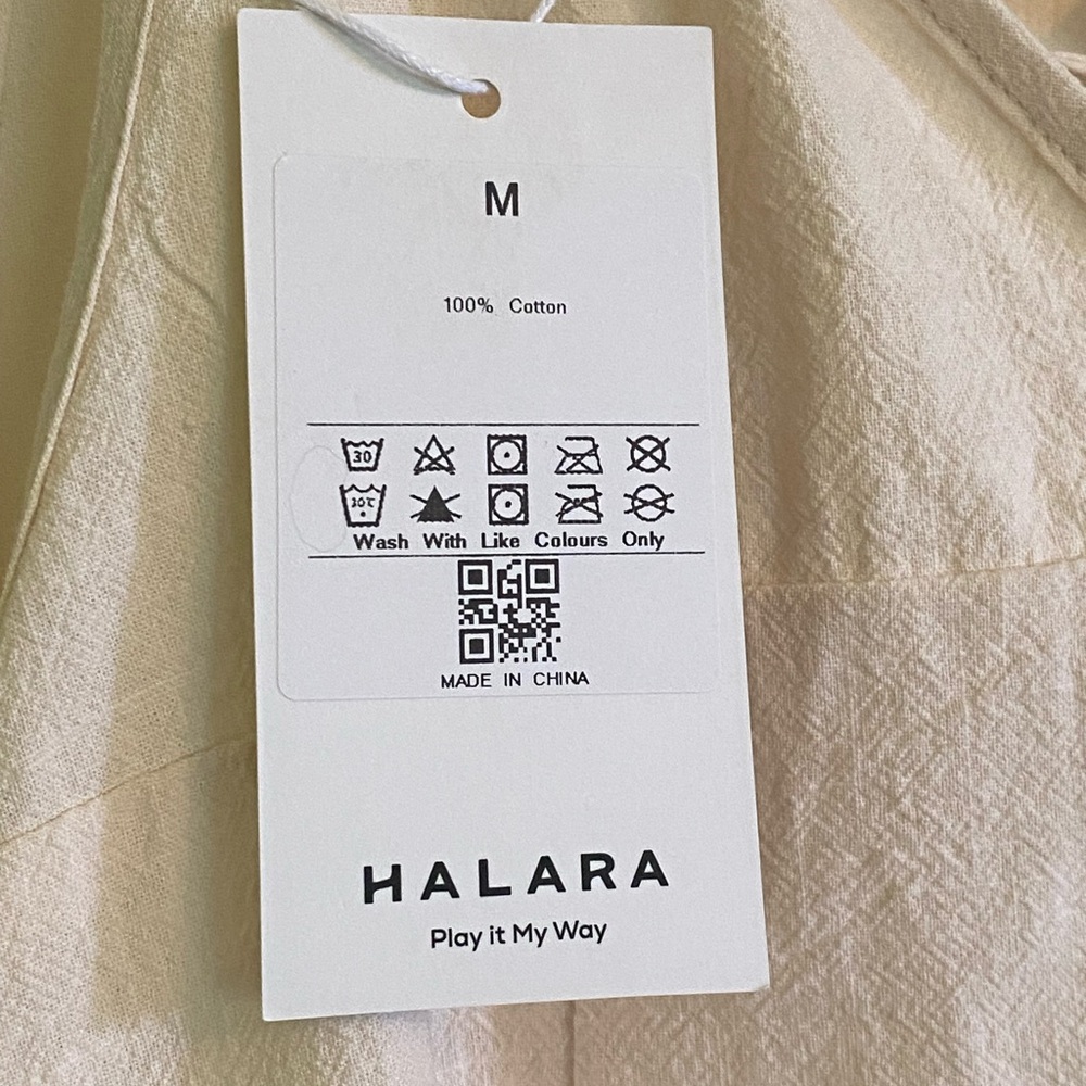 🎉Host Pick🎉HALARA Cream Sleeveless Dress - Picture 5 of 10